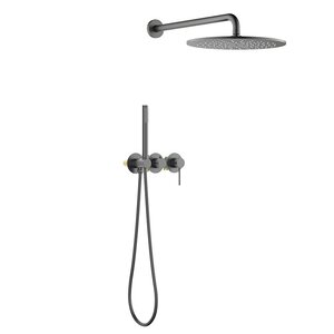 Изображение товара Душевая система Timo Saona SX-2349/18SM, цвет черное золото