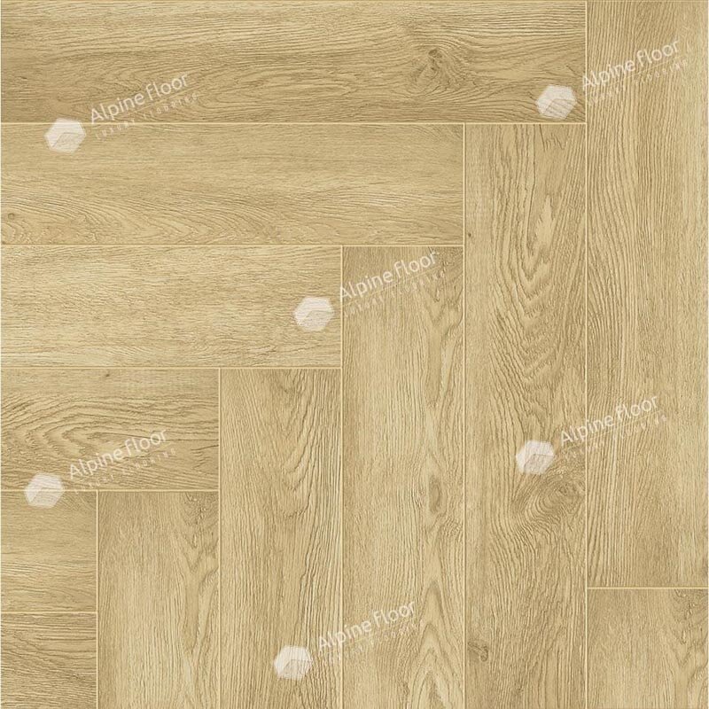 Изображение товара Виниловый ламинат Alpine Floor Parquet Light SPC, ЕСО 13-3 MC, планка 12.5 х 60 см, декор Дуб Ваниль Селект, замковый, 4 мм