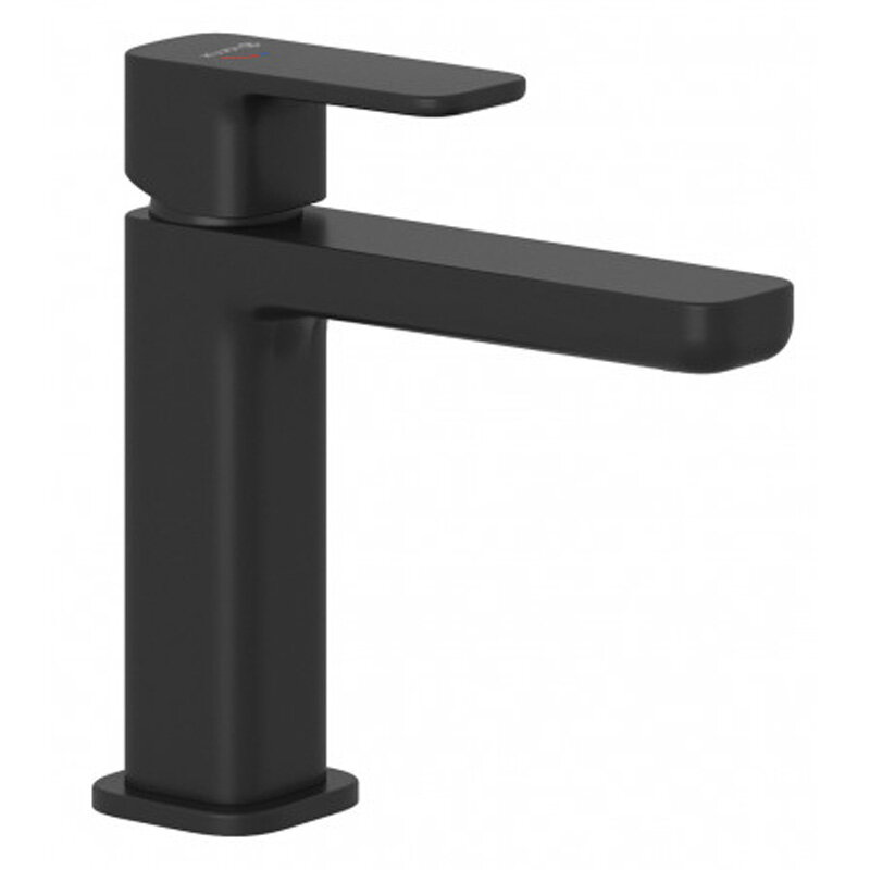 Изображение товара Смеситель Kludi Renon для раковины черный матовый с донным клапаном