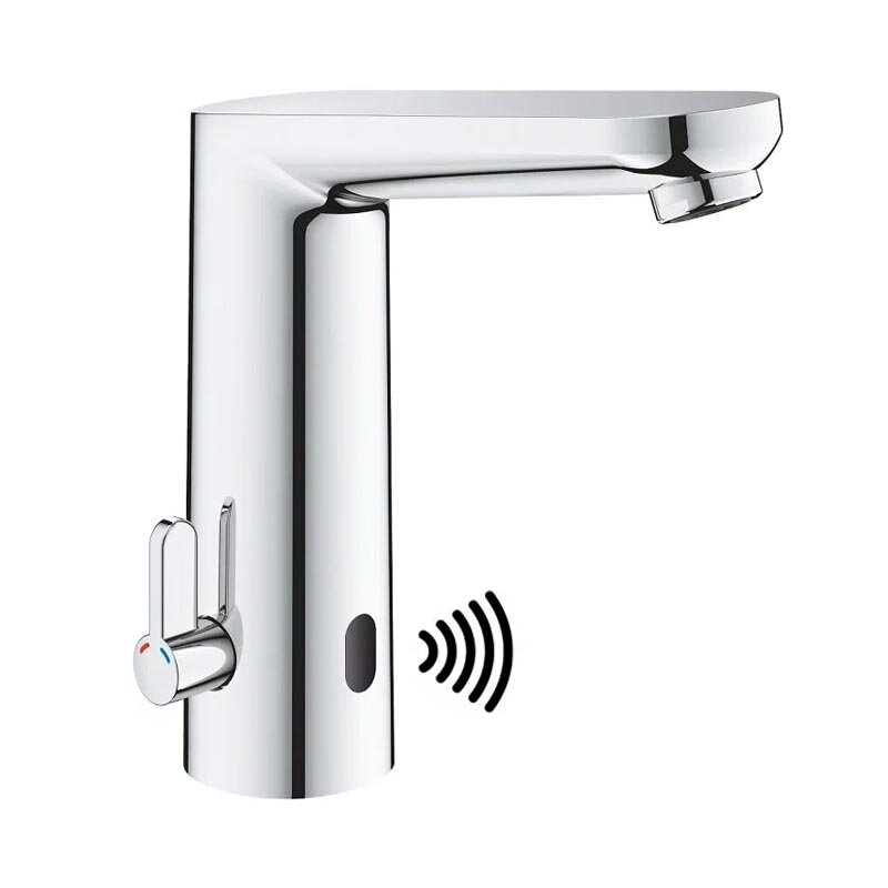 Изображение товара Сенсорный смеситель Grohe Eurosmart Cosmopolitan Е с автоматической подачей воды хром