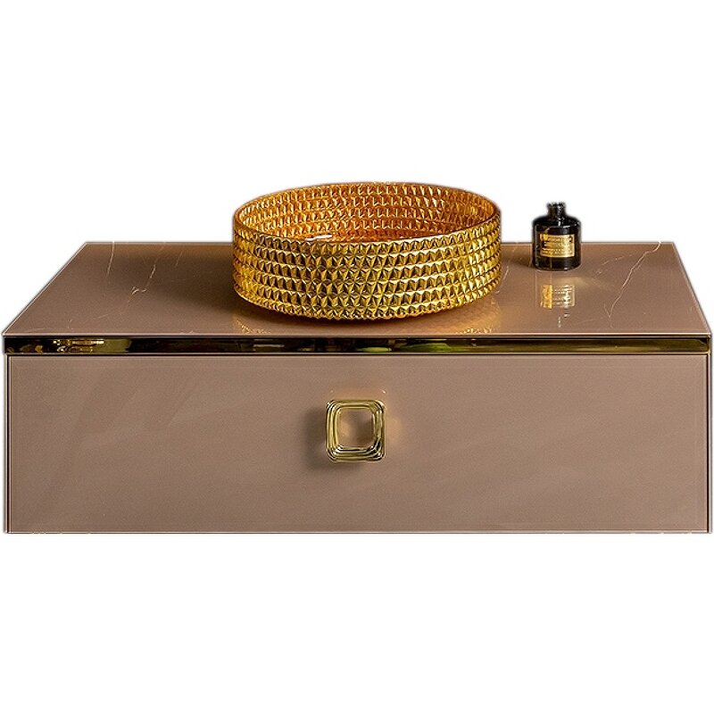 Изображение товара Тумба под раковину Armadi Art Lucido 770-100-Rose 100 см подвесная пыльная роза