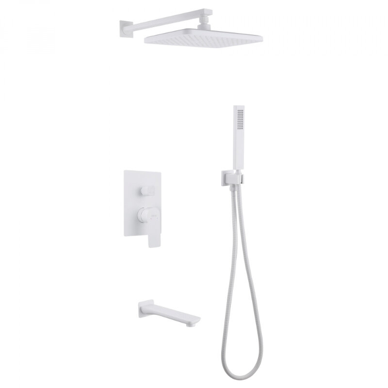 Изображение товара Душевая система Abber Weiss Insel AF8017FW, цвет белый матовый