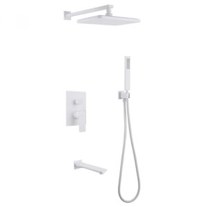 Изображение товара Душевая система Abber Weiss Insel AF8017FW, цвет белый матовый