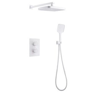 Изображение товара Душевая система Abber Weiss Insel AF8051W термостатическая белая