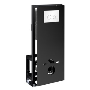 Изображение товара Инсталляция для унитаза WasserKraft Glan 66TLT 010 с стеклянной панелью и механической кнопкой