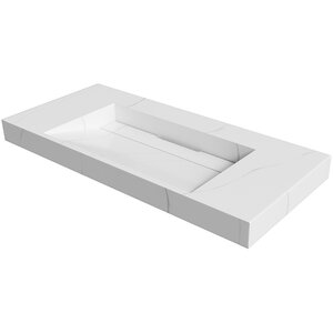 Изображение товара Раковина Armadi Art Flat 859-100-CLCT, 100 см, моноблок, цвет calacatta Изображение товара Раковина Armadi Art Flat 859-100-CLCT, 100 см, моноблок, цвет calacatta