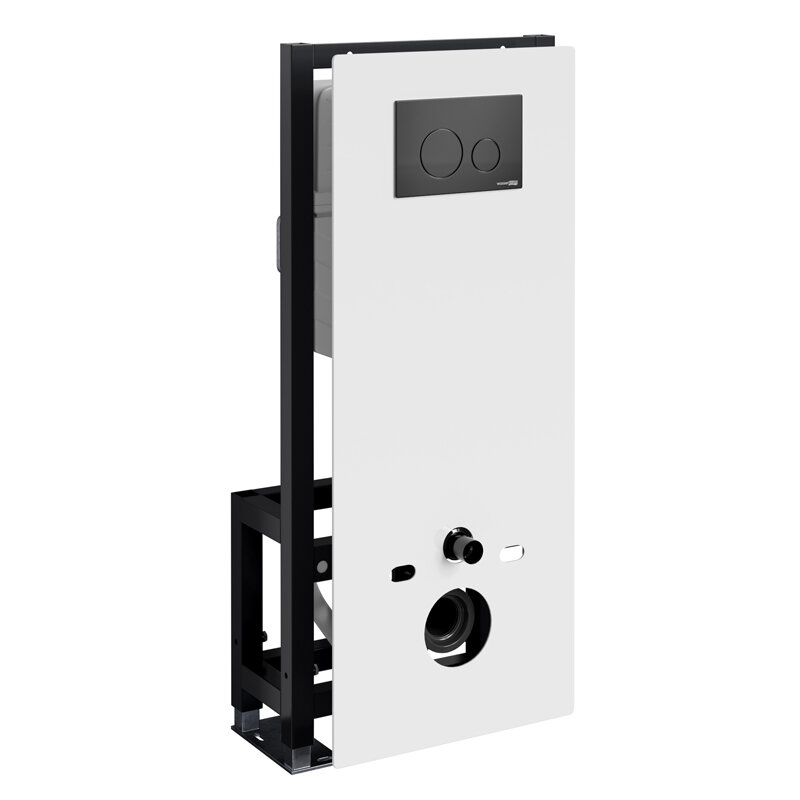 Изображение товара Инсталляция для унитаза WasserKraft Glan 66TLT.010 МЕ с стеклянной панелью