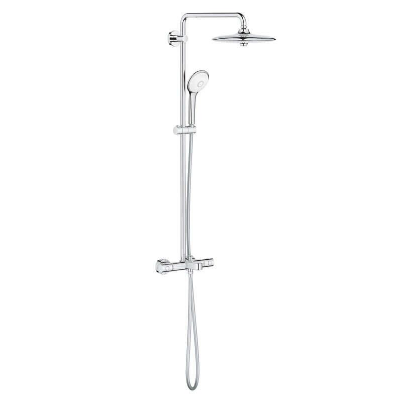 Изображение товара Душевая система Grohe Euphoria 260, 26114002, термостатическая, 3 режима струи, хром Изображение товара Душевая система Grohe Euphoria 260, 26114002, термостатическая, 3 режима струи, хром