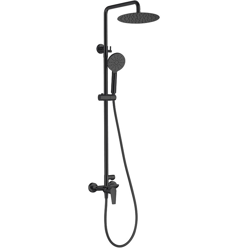 Изображение товара Душевая система Allen Brau Eclipse 5.E1006-31, черный матовый Изображение товара Душевая система Allen Brau Eclipse 5.E1006-31, черный матовый