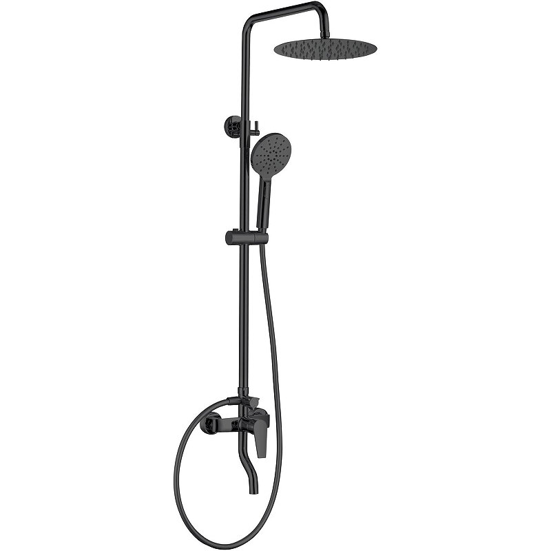 Изображение товара Душевая система Allen Brau Eclipse 5.E1007-31, черный матовый Изображение товара Душевая система Allen Brau Eclipse 5.E1007-31, черный матовый