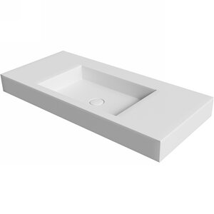 Изображение товара Раковина Armadi Art Flat 888-100, 100 см, моноблок, цвет белый матовый