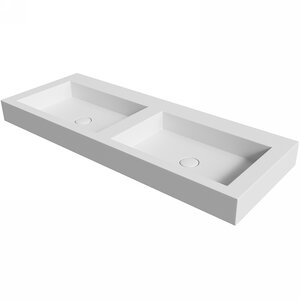Изображение товара Раковина Armadi Art Flat 888-120, 120 см, моноблок, цвет белый матовый