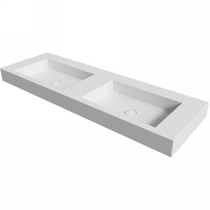 Изображение товара Раковина Armadi Art Flat 888-140, 140 см, моноблок, цвет белый матовый