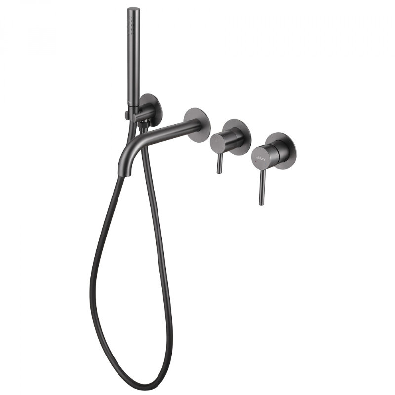 Изображение товара Смеситель Abber Wasser Kreis AF8130NG для ванны и душа никель Германия