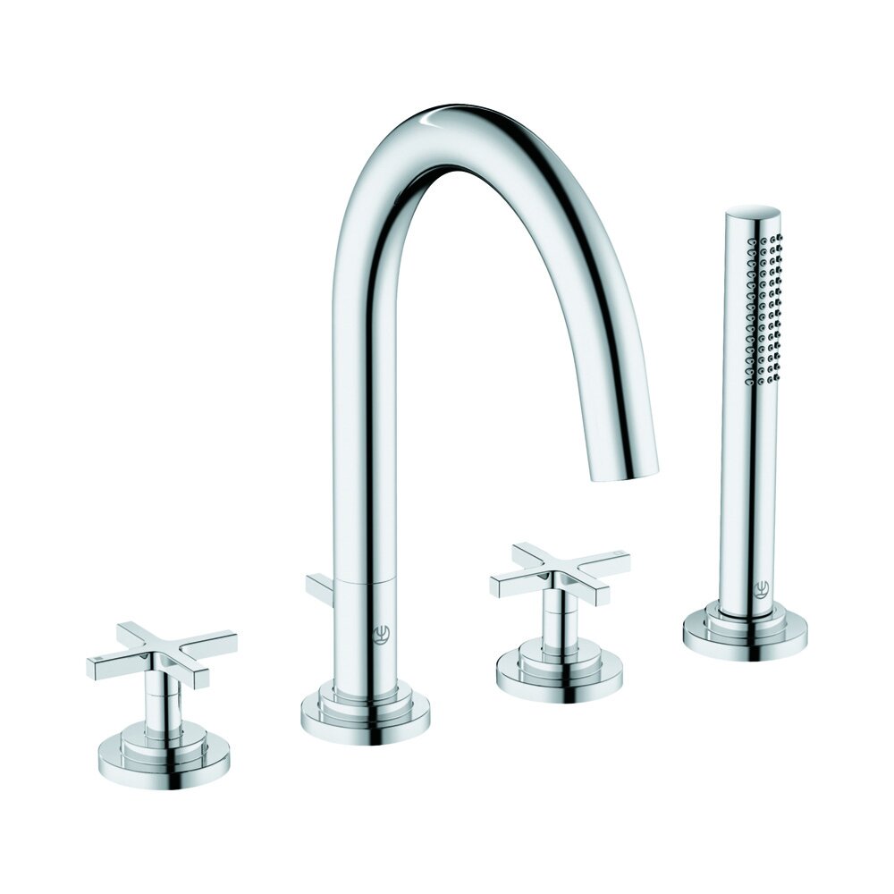 Изображение товара Смеситель Kludi Nova Fonte Classic 204250520, для ванны и душа, с душевым гарнитуром, хром Изображение товара Смеситель Kludi Nova Fonte Classic 204250520, для ванны и душа, с душевым гарнитуром, хром