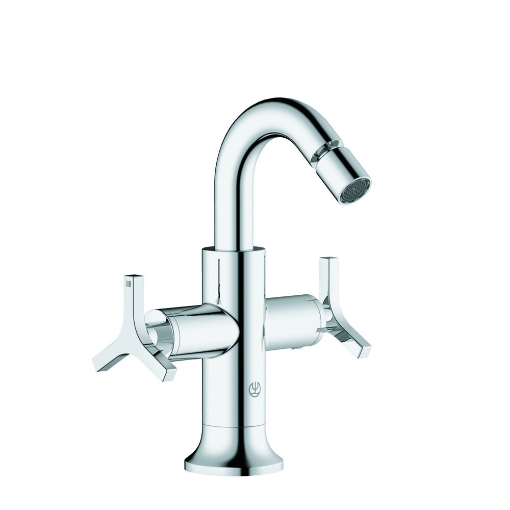 Изображение товара Смеситель Kludi Nova Fonte Deco 203130539, для биде, с донным клапаном, хром