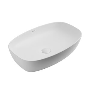 Изображение товара Раковина Abber Rechteck AC2206MW, 60.5 см, фаянс, цвет белый матовый