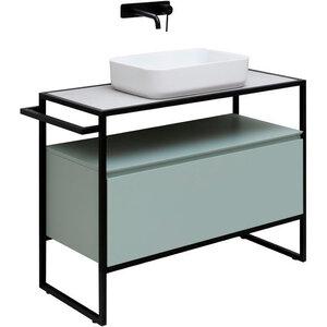 Изображение товара Тумба под раковину Allen Brau Priority 1.31003.PWM, 100 см, напольная, папирус матовый