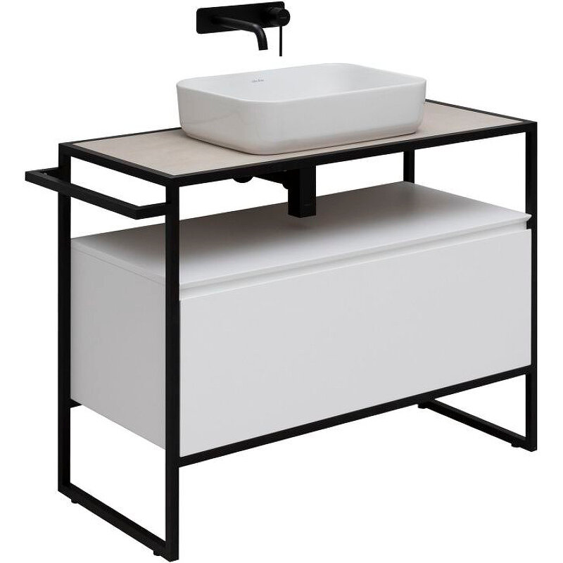 Изображение товара Тумба под раковину Allen Brau Priority 1.31003.WM, 100 см, напольная, белый матовый Изображение товара Тумба под раковину Allen Brau Priority 1.31003.WM, 100 см, напольная, белый матовый