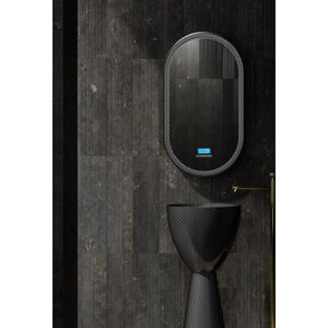 Изображение товара Раковина Abber Karbon AK2003 45 см черная угловая из карбона для ванной и кухни