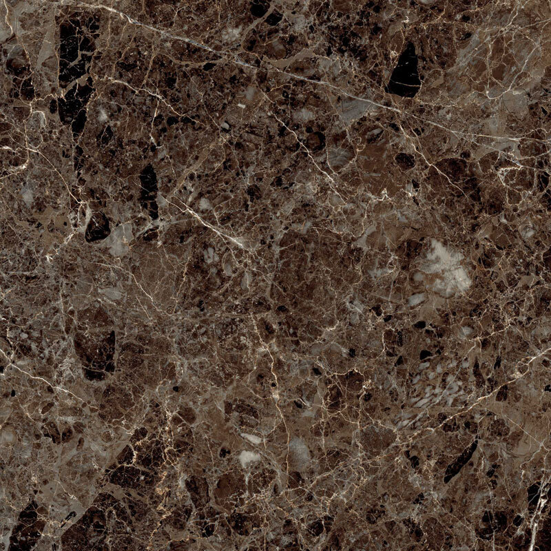 Изображение товара Керамогранит Staro Oasis Imperador Black High Gloss 60x60 см коричневый