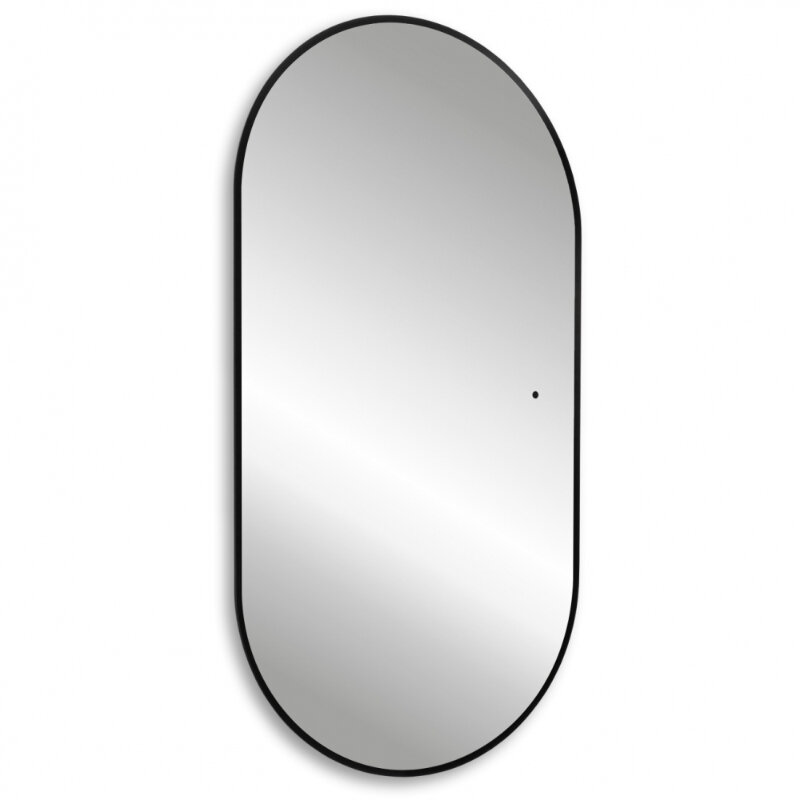 Изображение товара Зеркало Abber Kontur AG6302SCB 55 см с подсветкой сенсорный выключатель черное