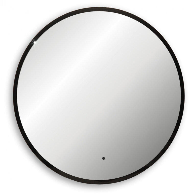 Изображение товара Зеркало Abber Mond AG6204SCB-0.77, 77 см, с подсветкой, бесконтактный выключатель, рама черная