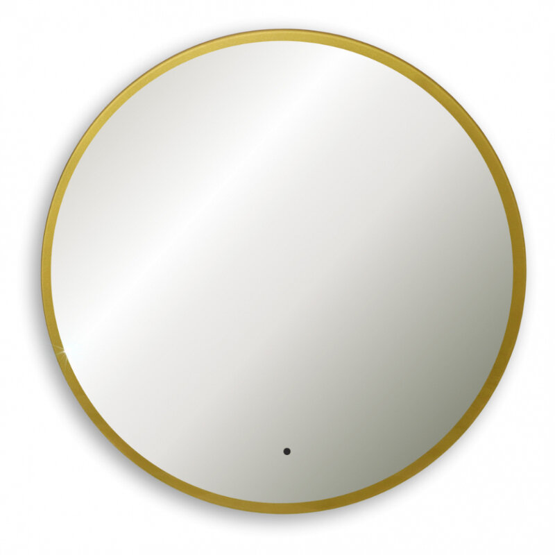 Изображение товара Зеркало Abber Mond AG6204SCGL-1.0, 100 см, с подсветкой, бесконтактный выключатель, цвет золото