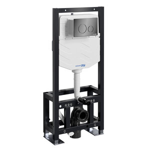 Изображение товара Инсталляция для унитаза WasserKraft Dill 61TLT.010.ME.PB02 с механической клавишей