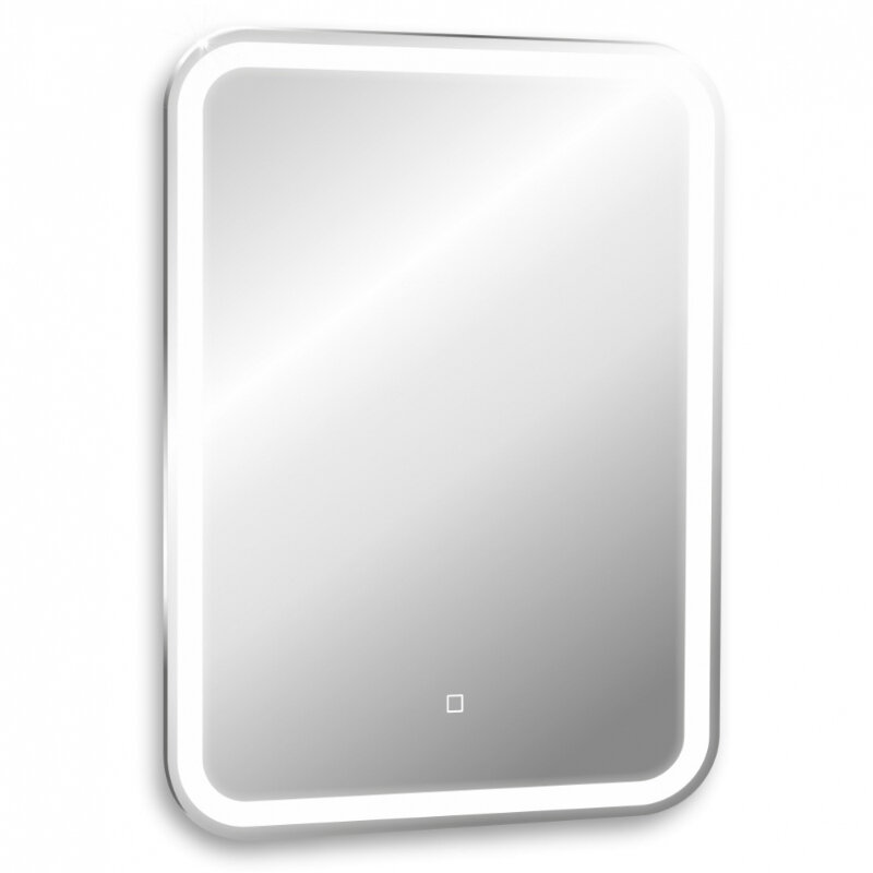 Изображение товара Зеркало Abber See AG6105S с подсветкой и сенсорным выключателем 55 см белое