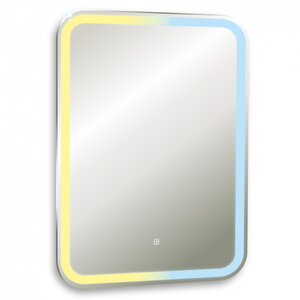 Изображение товара Зеркало Abber See AG6106S, 55 см, с подсветкой, сенсорный выключатель, цвет белый