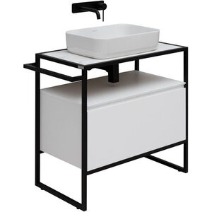 Изображение товара Тумба под раковину Allen Brau Priority 1.31002.WM, 80 см, напольная, белый матовый