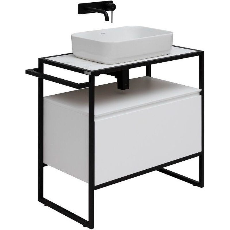 Изображение товара Тумба под раковину Allen Brau Priority 1.31002.WM, 80 см, напольная, белый матовый Изображение товара Тумба под раковину Allen Brau Priority 1.31002.WM, 80 см, напольная, белый матовый