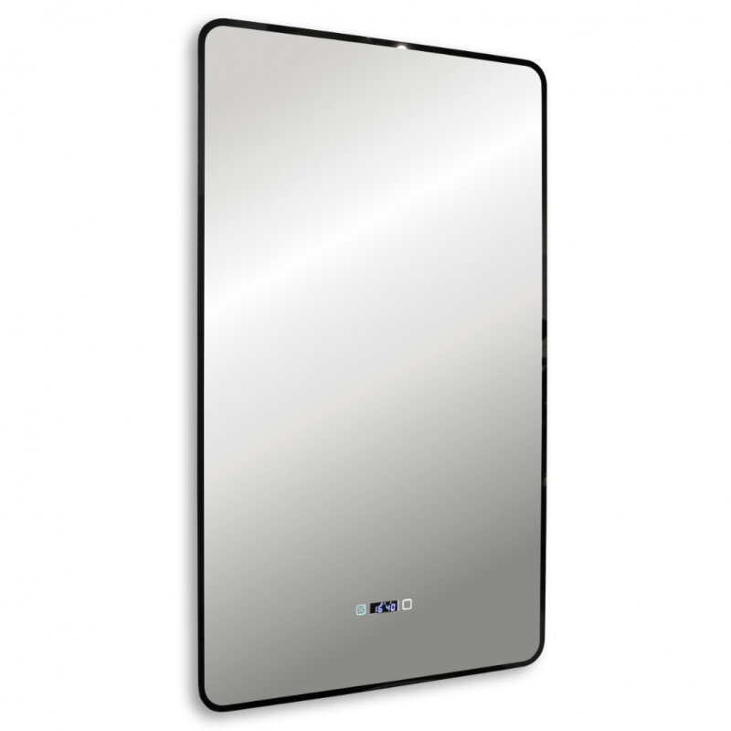 Изображение товара Зеркало Abber See AG6114SWHB 60 см с подсветкой, датчиком движения, подогревом, часы