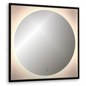 Изображение товара Зеркало Abber See AG6117SCRB, 80 см, с подсветкой, датчик движения, цвет черный