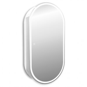 Изображение товара Зеркальный шкаф Abber Kontur AG6339S белый с подсветкой 50 см