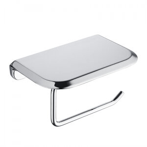 Изображение товара Держатель туалетной бумаги с полкой Abber Nord AA1530 хром Германия