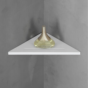 Изображение товара Полка для ванной Abber Stein AS1652L, цвет белый матовый 