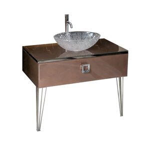Изображение товара Тумба под раковину Armadi Art Lucido 770-080-PU, 81 см, подвесная, цвет лиловый