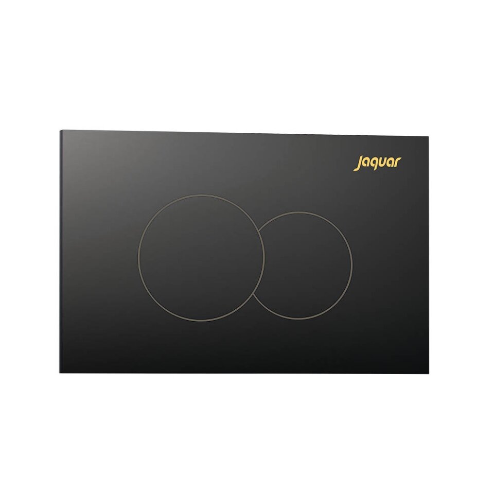 Изображение товара Клавиша смыва Jaquar Opal JCP-BLM-152415 механическая черная матовая Изображение товара Клавиша смыва Jaquar Opal JCP-BLM-152415 механическая черная матовая
