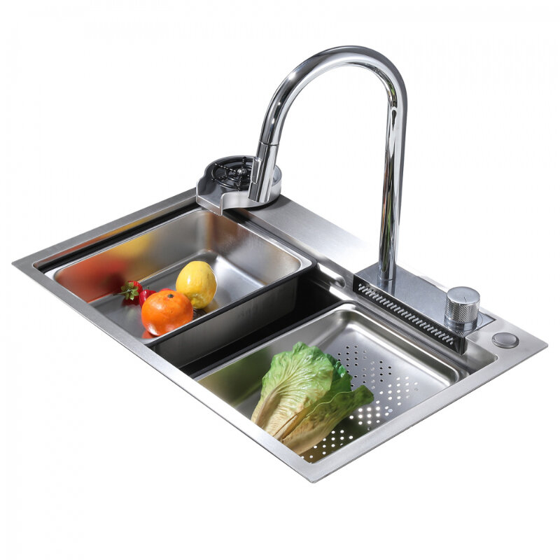 Изображение товара Кухонная мойка Abber Wasser Kreis AF2194, 68 см, цвет хром