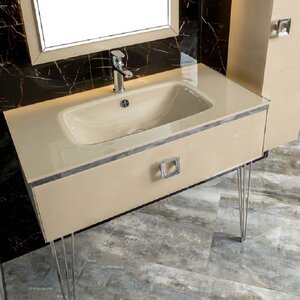 Изображение товара Раковина Armadi Art Lucido 852-100-CP, 101 см, моноблок, цвет капучино