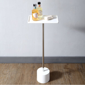 Изображение товара Стойка для ванной комнаты Abber Stein AS1635, цвет белый матовый 