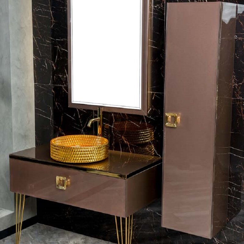 Изображение товара Столешница Armadi Art Lucido 853-100-PU, стекло, лиловая, 101 см