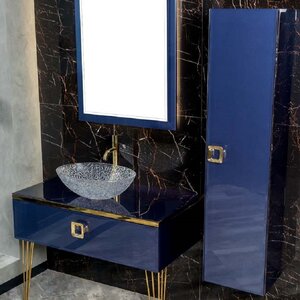 Изображение товара Столешница Armadi Art Lucido 853-100-BL, 101 см, цвет синий