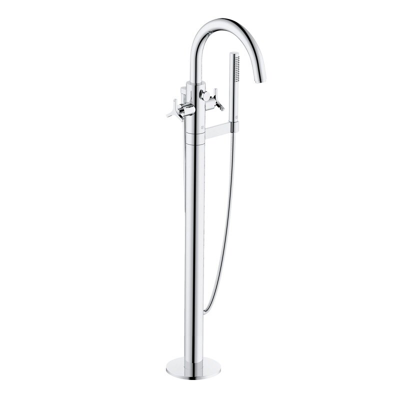 Изображение товара Смеситель Kludi Nova Fonte Deco для ванны и душа с душевым гарнитуром, хром