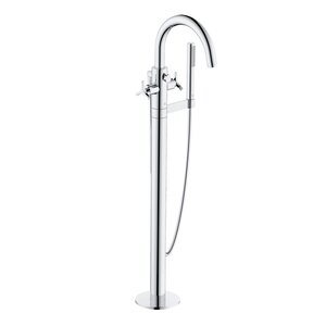 Изображение товара Смеситель Kludi Nova Fonte Deco для ванны и душа с душевым гарнитуром, хром