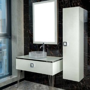 Изображение товара Столешница Armadi Art Lucido 853-100-W, 101 см, цвет жемчужный белый