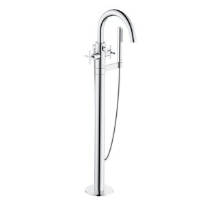 Изображение товара Смеситель Kludi Nova Fonte Classic для ванны и душа с душевым гарнитуром хром Германия