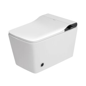 Изображение товара Электронный унитаз-биде Abber Rechteck AC1215S подвесной белый с функциями автоматического управлен